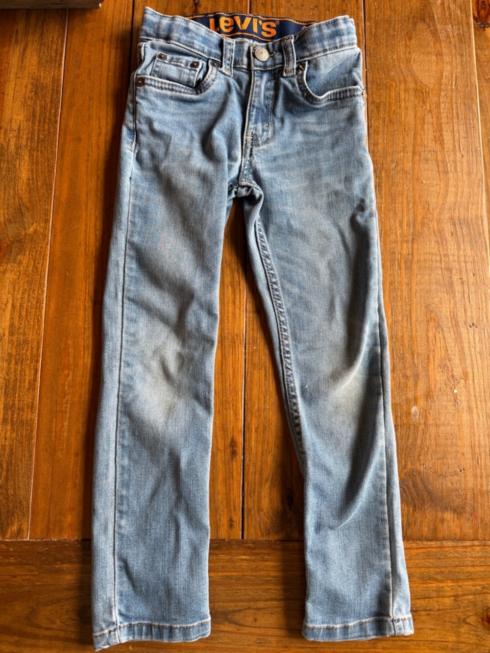 Levi's Boys 510 Light Wash Straight Leg Jeans